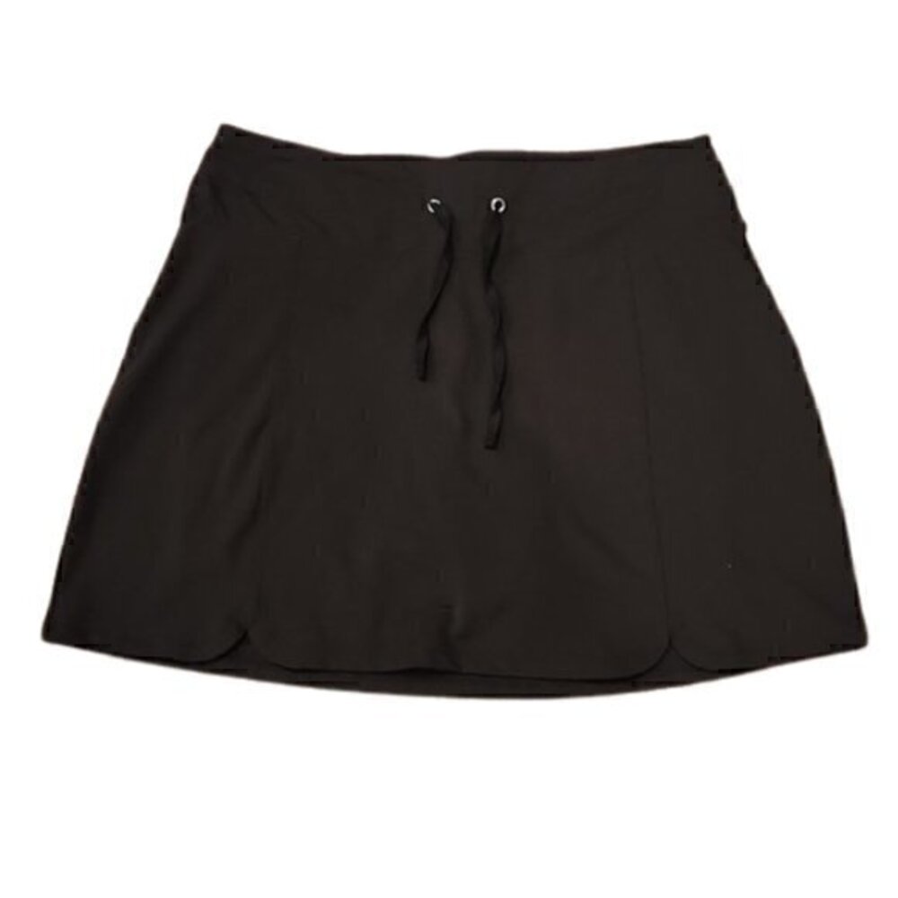 [Nanette Lepore] Black Drawstring Tennis Skort - Size L